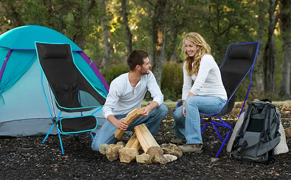 Ultralight Folding Chair – Detachable Portable Seat for Camping and Hiking