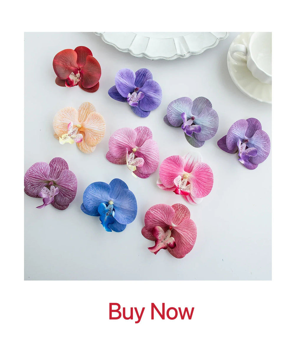 Artificial Silk Magnolia Flower – Realistic Floral Decor for Wedding Garden
