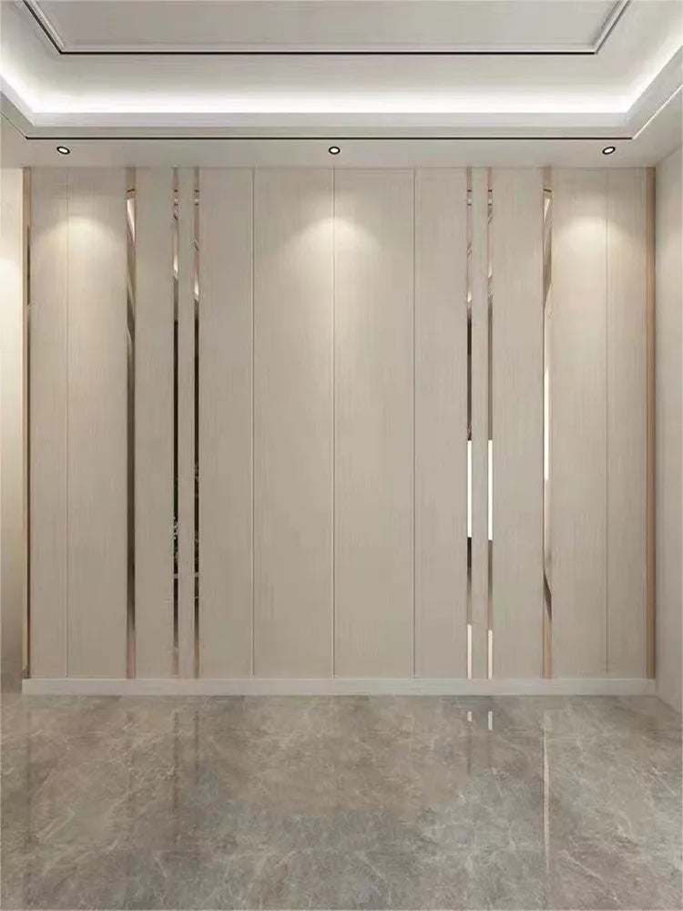 Stainless Steel Decorative Wall Strips – Titanium Mirror Finish for Home Decor