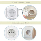 Plastic Electrical Socket Covers – Baby Proofing Outlet Protectors for Child Safety