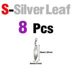 Spinner Blade Set – Willow Leaf Lure Components for Fishing Tackle Crafting