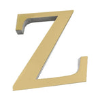 3D Gold Acrylic Letter Wall Stickers – Self-Adhesive Alphabet Home Decor