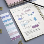 Transparent Sticky Note Index Tabs – Arrow Flags for Planner Page Markers