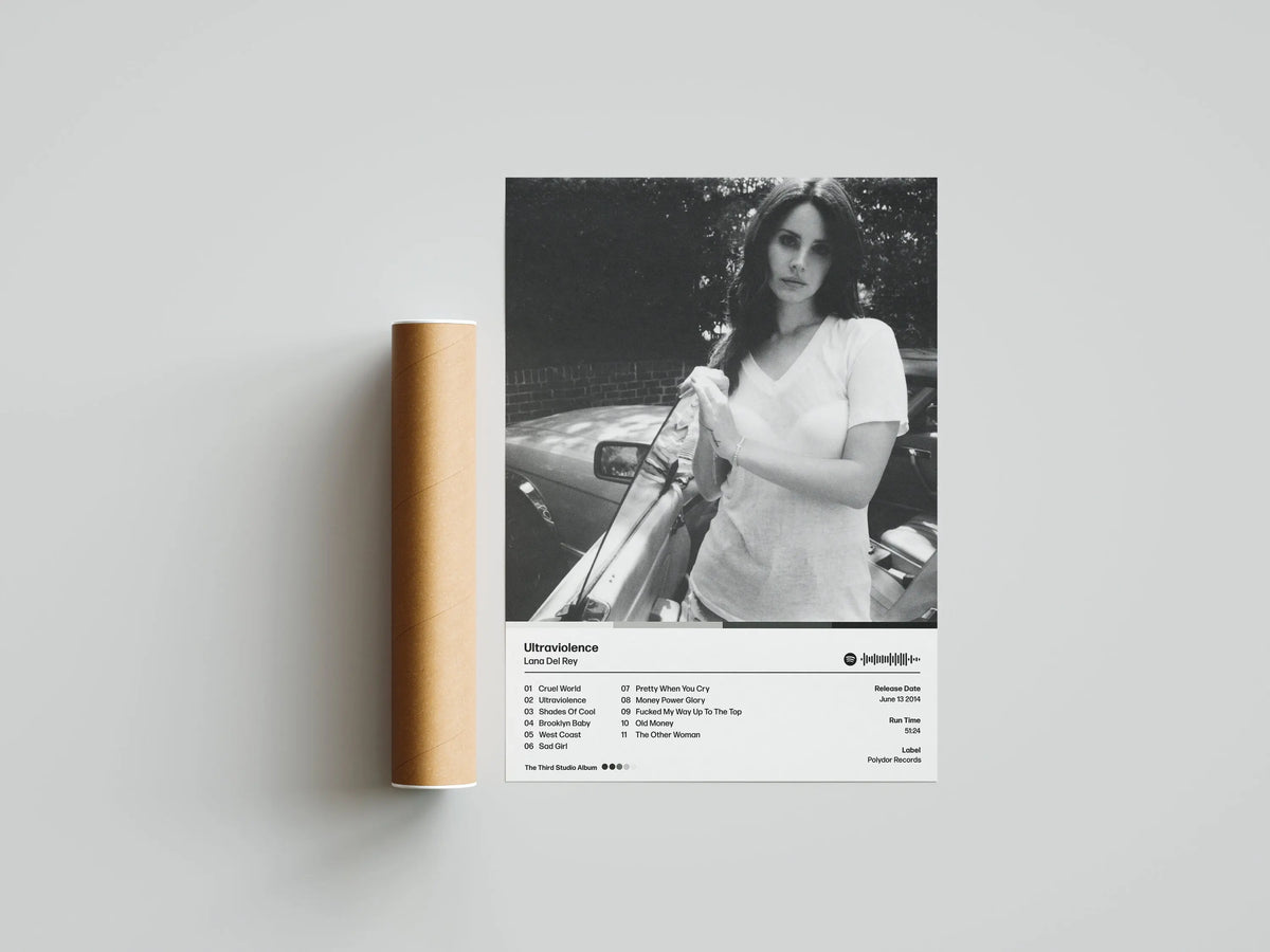 Lana Del Rey Music Album Canvas Poster – Aesthetic Wall Art for Home Decor