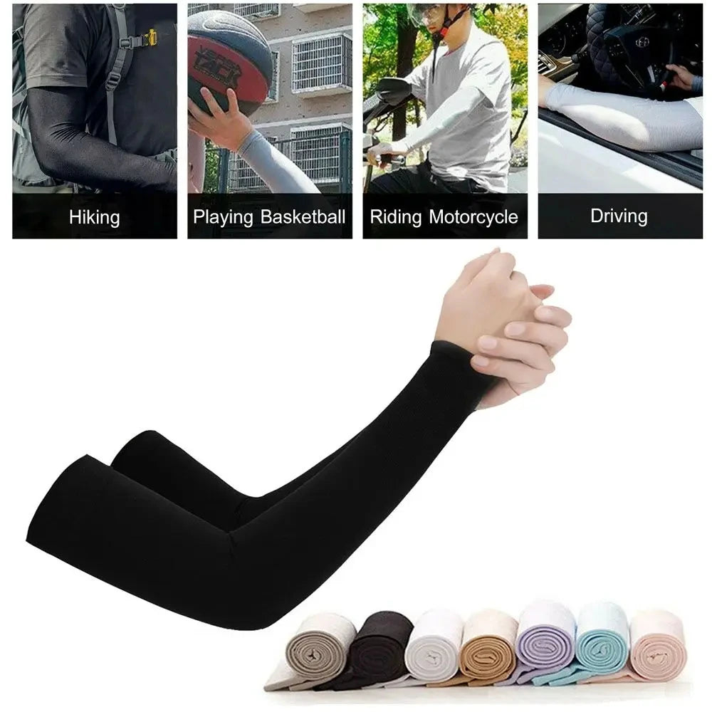 UV Protection Arm Sleeves – Cooling Sports Guards for Outdoor Activities