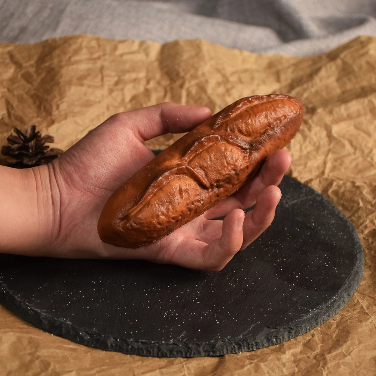 Artificial Wheat Bread – Realistic Food Prop for Bakery Shop Decoration