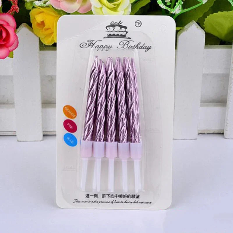Colorful Digital Number Candles – Decorative Party Cake Toppers for Birthdays