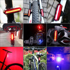 USB Rechargeable LED Bike Tail Light – Waterproof Safety Lamp for Cycling