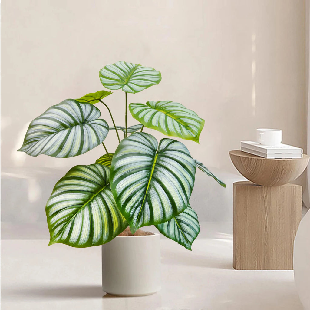 Artificial Tropical Leaf Plant – 60-103cm Potted Faux Greenery for Home Decor