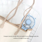 Portable USB Rechargeable Handheld Fan – Compact Desk Cooler for Travel Office