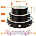 Double Row Radiant Tambourine – Handheld Rhythm Percussion for Music Education
