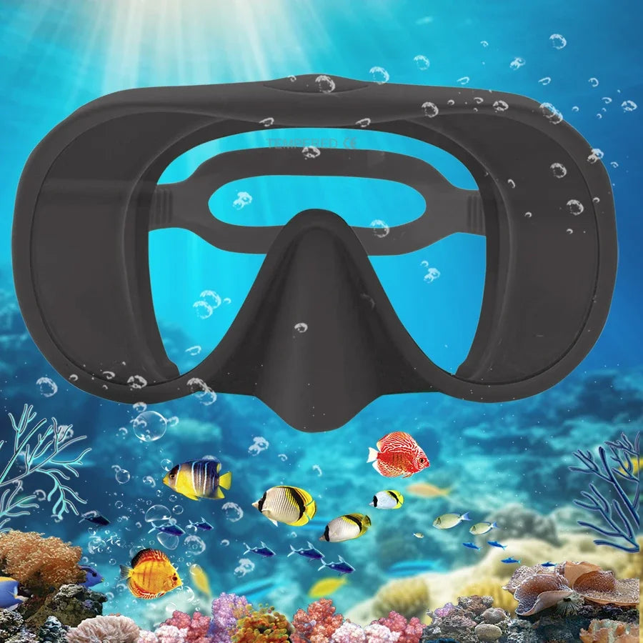 Full Face Snorkel Mask – Anti-Fog Panoramic Diving Goggles for Underwater Swimming