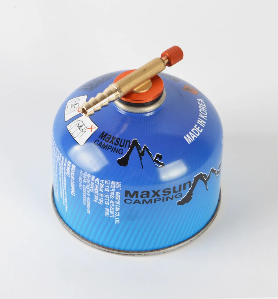 Camping Stove Adapter – Gas Cylinder Valve Converter for Outdoor Cooking