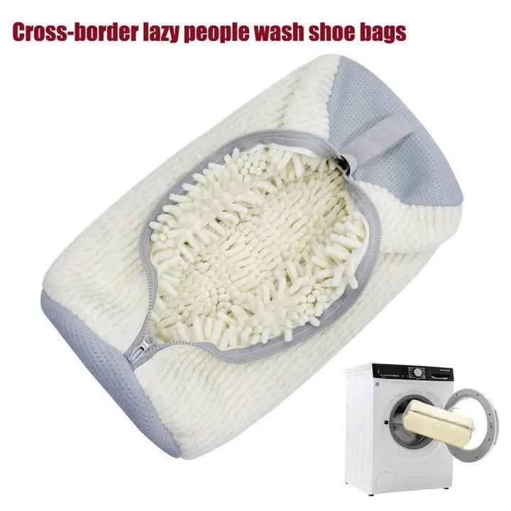 Heavy Duty Mesh Shoe Wash Bag – Protective Sneaker Laundry Carrier for Cleaning