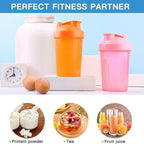 400ml Portable Plastic Shaker Bottle – Protein Mixer for Fitness Gym Sports