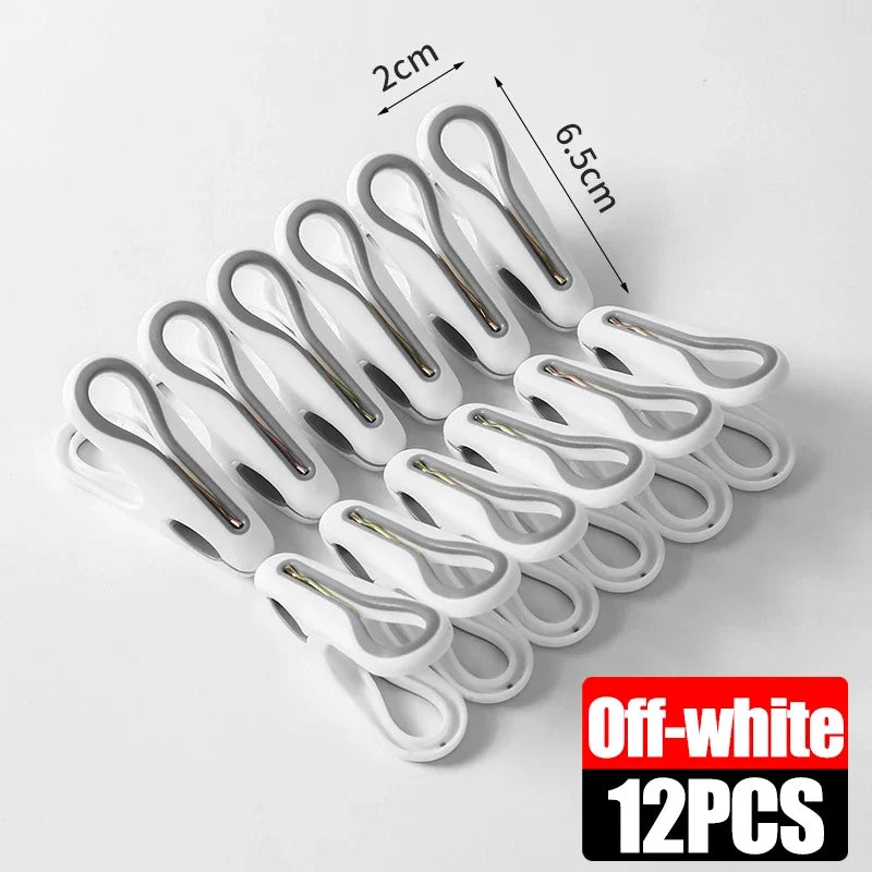 Windproof Laundry Clothes Pegs – Durable Clamps for Home Drying Organizer