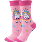 Colorful Cartoon Animal Crew Socks – Fun Harajuku Apparel for Men and Women