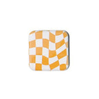 Plaid Checkerboard Folding Mirror – Portable Makeup Accessory for Travel