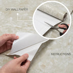 Self-Adhesive Marble Wallpaper – PVC Waterproof Film for Kitchen Renovation