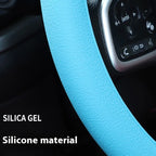 Silicone Steering Wheel Cover – Anti-slip Protective Grip for Universal Cars