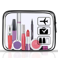 Clear PVC Cosmetic Bag – Waterproof Travel Toiletry Organizer for Makeup