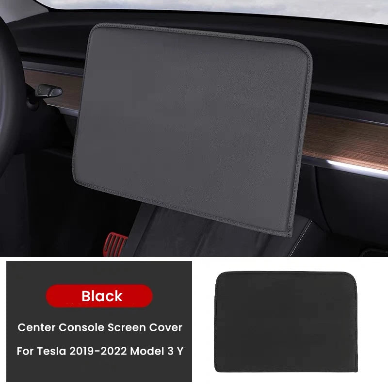 Anti-UV Navigation Screen Cover – Protective Sunshade for Tesla Model 3 Y