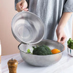Stainless Steel Drain Basket – Perforated Strainer for Fruit and Vegetable