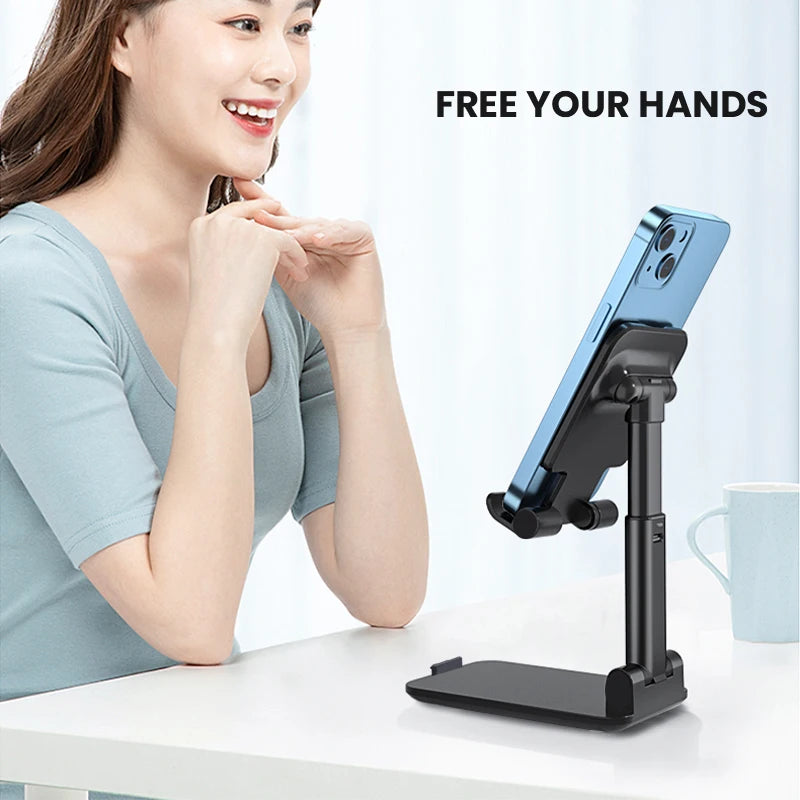 Adjustable Desktop Phone Stand – Ergonomic Mobile Holder for Office Desks