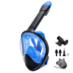 Full Face Snorkel Mask – Anti-Fog Panoramic View for Diving and Swimming