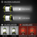 Rechargeable LED Camping Lantern – Waterproof Power Bank for Outdoor Hiking