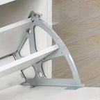 Stainless Steel Flip Shoe Rack – Thickened Hardware for Cabinet Storage