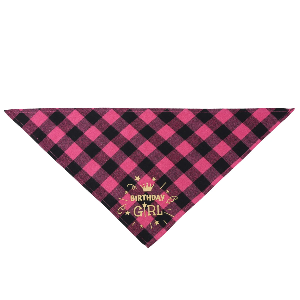 Cotton Triangle Pet Bandana – Adjustable Scarf Collar for Dogs and Cats