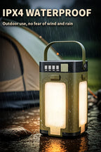 Foldable Solar Camping Light – 2000mAh Power Bank for Outdoor Hiking Tent