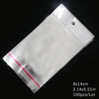Self-Sealing Cellophane Bags – Transparent Adhesive Packaging for Gifts and Treats