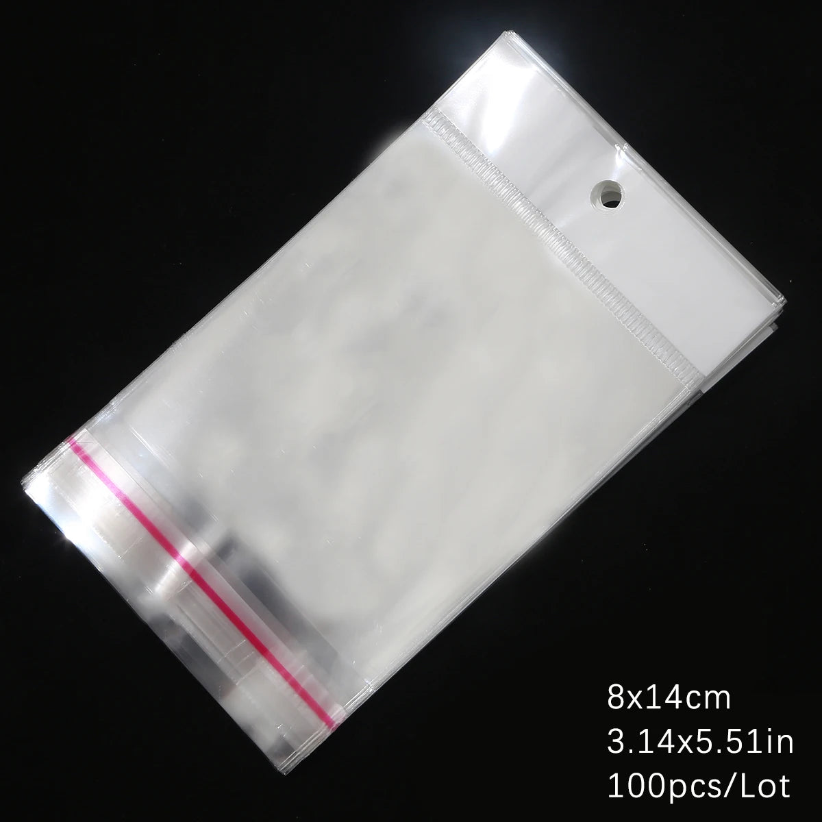 Self-Sealing Cellophane Bags – Transparent Adhesive Packaging for Gifts and Treats