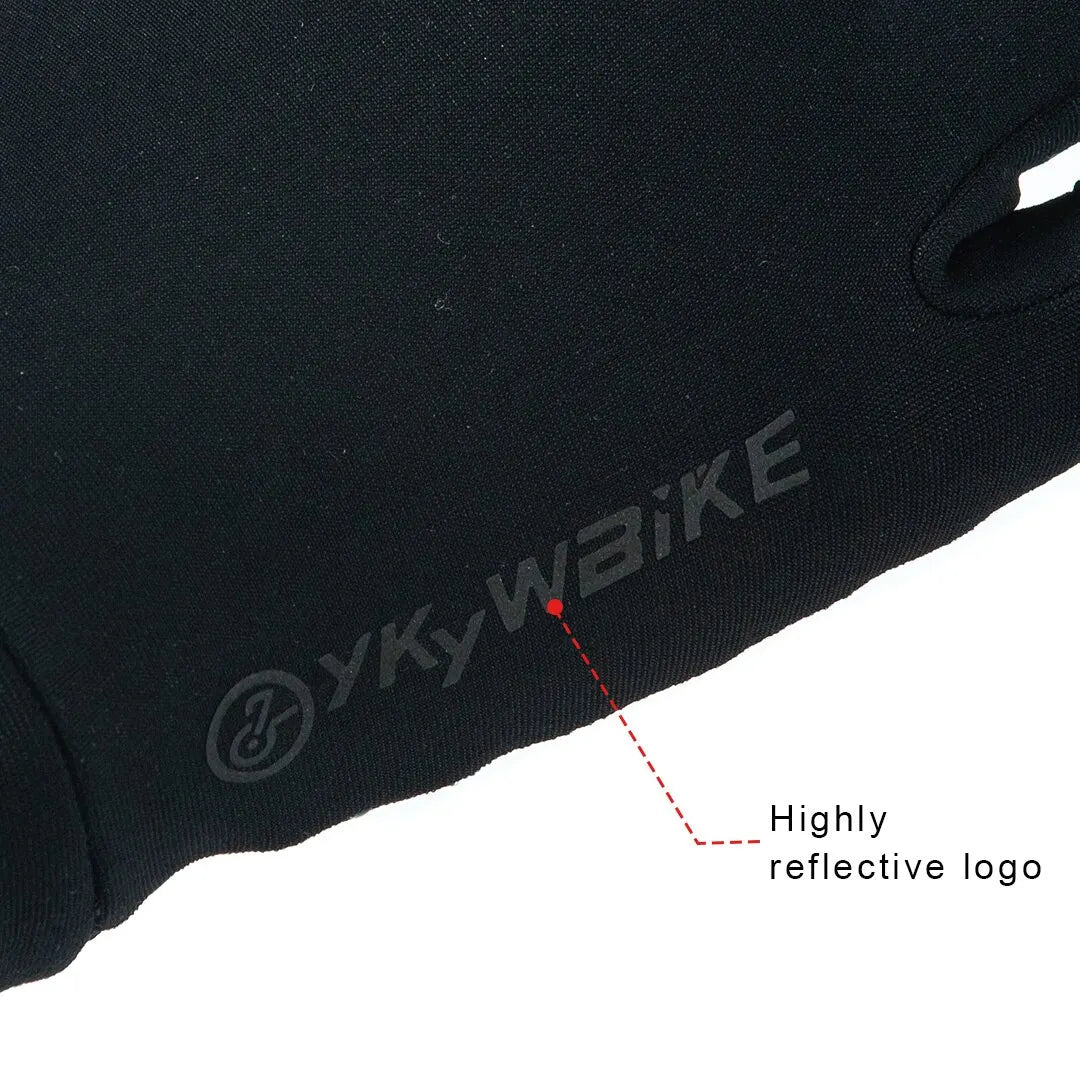 Winter Cycling Gloves – Padded Touch Screen Mittens for Outdoor Sports