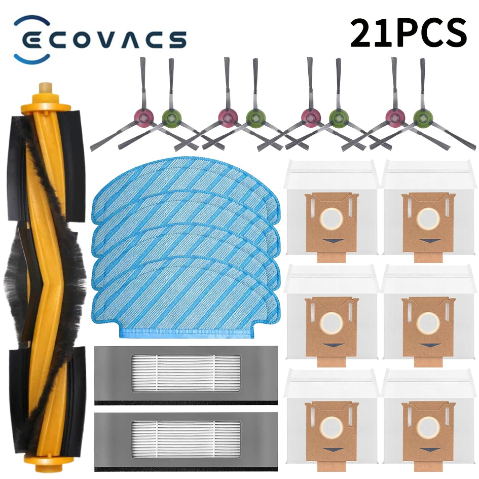 Vacuum Replacement Parts – Brush and Filter Kit for Ecovacs Deebot Series