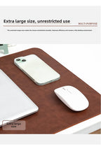 Large PU Leather Desk Pad – Waterproof Protective Mat for Office Gaming
