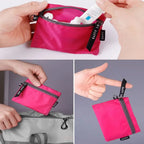 Waterproof Zipper Storage Pouch – Portable Organizer for Travel and Outdoor Hiking