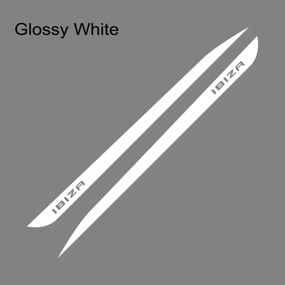 Vinyl Side Skirt Stripes – Car Body Decals for Seat Ibiza Tuning