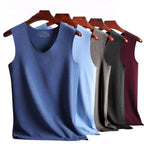 Thermal Men's Undershirt – Seamless Velvet Heating Vest for Winter Warmth