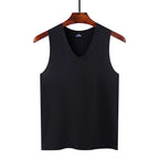 Ice Silk Tank Top – Breathable Slim Fit Undershirt for Gym and Sports