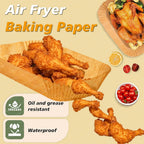Parchment Paper Liners – Non-Stick Baking Sheets for Dual Basket Air Fryers