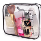 Clear PVC Cosmetic Bag – Waterproof Travel Toiletry Organizer for Makeup