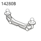 RC Car Spare Parts – Differential Shock and Tire Set for 1/14 Scale Models