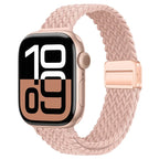 Braided Nylon Loop Watch Band – Magnetic Adjustable Bracelet for Apple iWatch