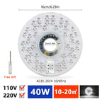 Round LED Ceiling Light Panel – Replacement Module for Home Lighting