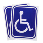 Disabled Mobility Parking Decal – PVC Universal Sticker for Accessible Vehicles