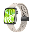 Magnetic Silicone Watch Strap – Breathable Sports Band for Huawei Watch Fit