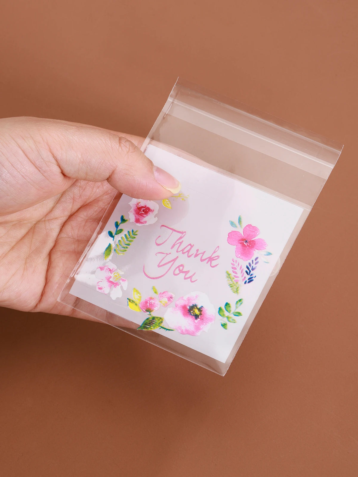 Self-Adhesive Flower Pouches – Colorful Plastic Bags for Gift Packaging